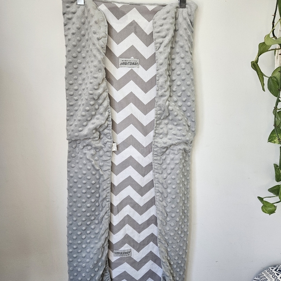 Car Seat Canopy neutral chevron grey - Picture 3 of 9